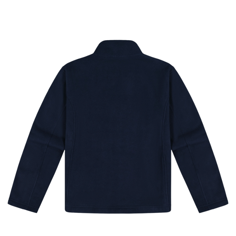 NAVY MICROFLEECE JACKET - WOMENS