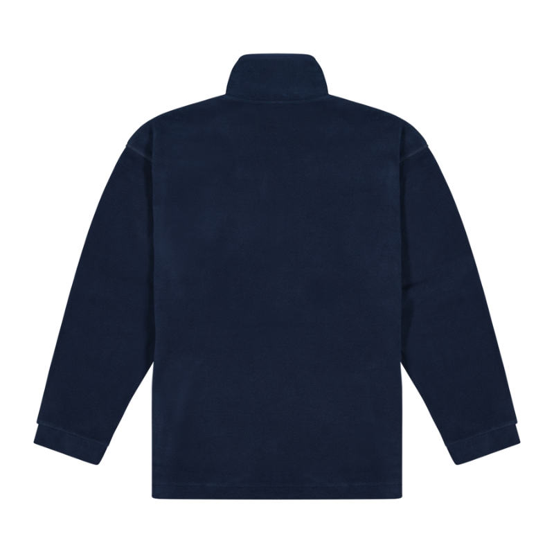 MENS MICROFLEECE HALF ZIP TOP (NAVY)