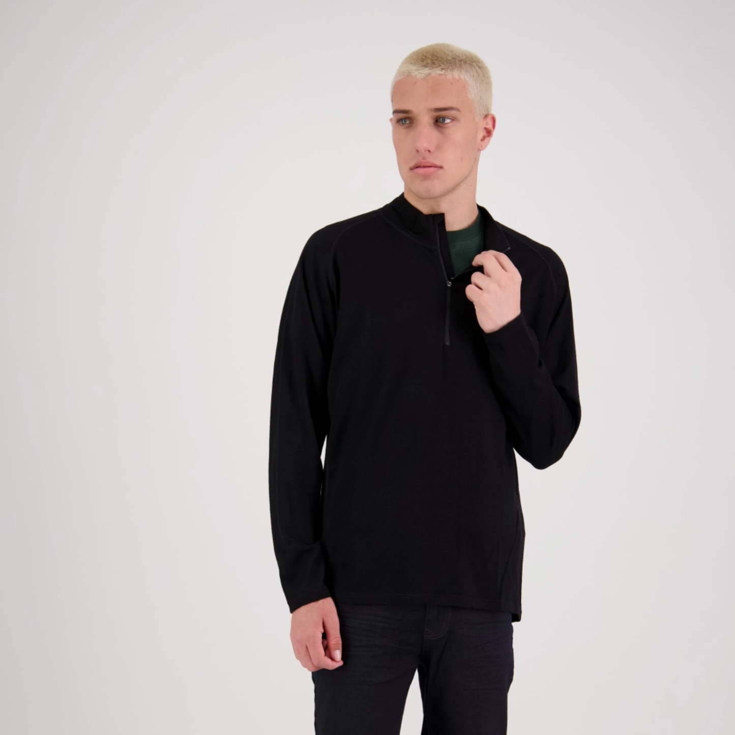 ALPINE MERINO 1/2 ZIP - MENS