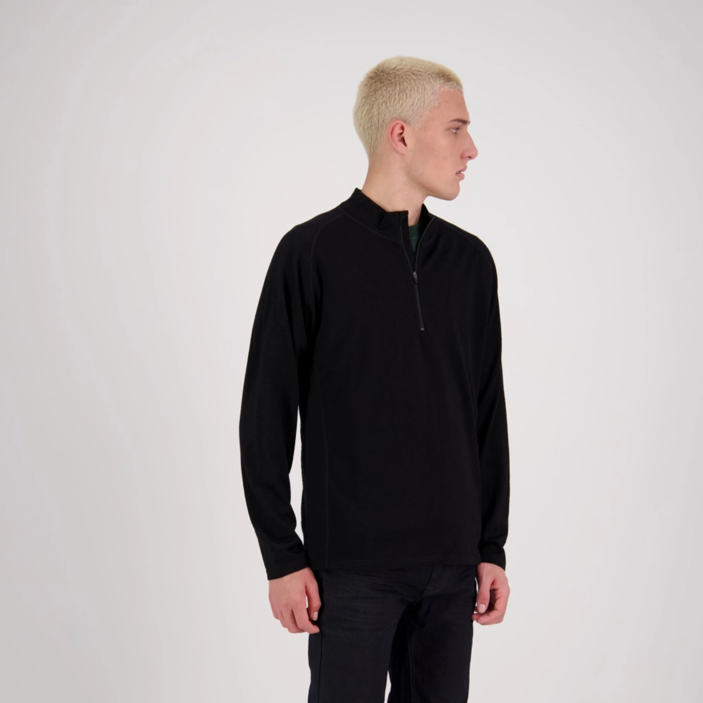 ALPINE MERINO 1/2 ZIP - MENS