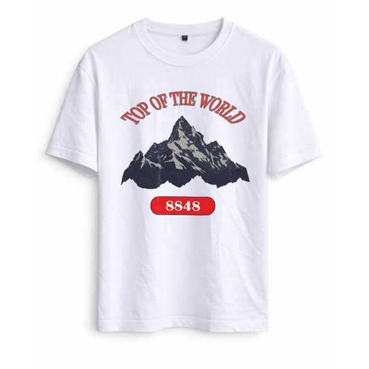 Rebira 100% cotton MT Everest Printed T-shirt