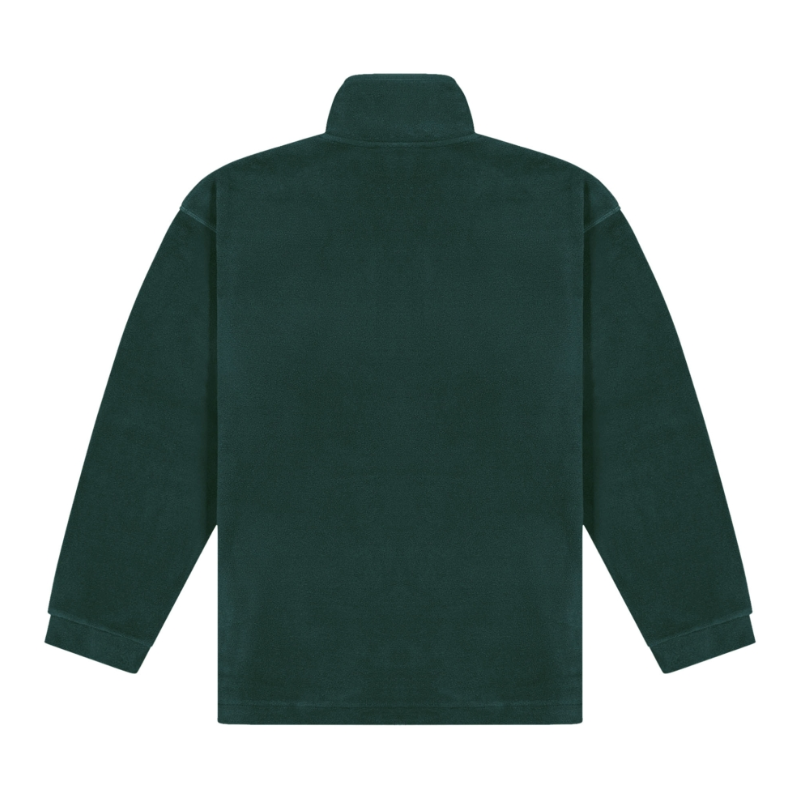 MENS MICROFLEECE HALF ZIP TOP (FOREST)